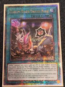 Yugioh #PHNI-EN060 Goblin Biker Grand Bash 1st Ed Quarter Century Secret Rare NM - Image 1