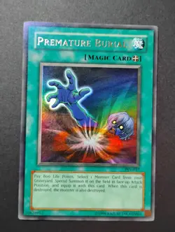 YuGiOh Premature Burial PSV-037 Pharaoh's Servant Ultra Rare Vintage NM/LP - Image 1