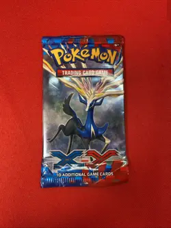 Pokemon XY Base Set Booster Pack Factory Sealed 10 Cards Xerneas Cover D1C3 - Image 1
