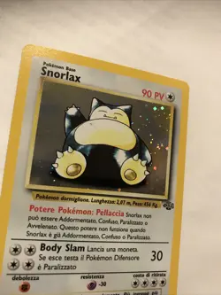 Snorlax Holo 11/64 Jungle Set ITALIAN Vintage 2000 Pokemon Card WOTC - Image 2