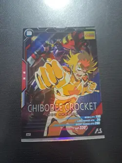 Foil CHIBODEE CROCKET FQ02-046 M Gundam Arsenal Base Card G Holo Card - Image 1