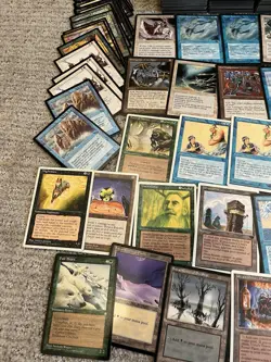 MEGA MTG Vintage Lot 1300+ Cards Dark Ice Age Chronicles 4th Rares EMPTY PACKS - Image 4