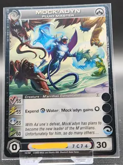Chaotic Card : Mock'adyn Fluid Master Alliances Unraveled First Edition creature - Image 1