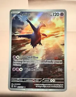 Pokemon Card Latios 203/191 Surging Sparks Illustration Rare Near Mint - Image 1
