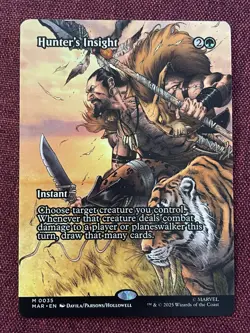 Hunter's Insight FULL ART NM/M MTG Spiderman Magic Card Marvel - Image 1