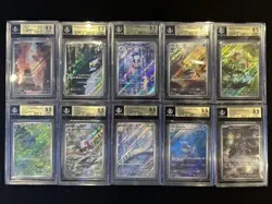 BGS 9.5 Pokemon Card 151 Japanese Ar Art Rare 10 Card Set Bulk Different Types - Image 1