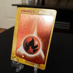 LP Pokemon Card Fire Energy e Series Holo Rare Japanese NINTENDO F/S - Image 2
