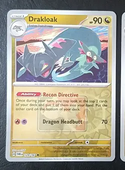 DRAKLOAK 129/167 (x2), STAMPED PROMO, REVERSE HOLO, POKEMON CARDS (NM) - Image 3
