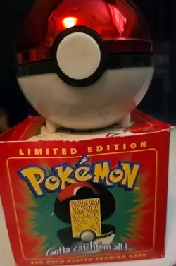 1999 Pokemon 23k Gold Plated Mewtwo Trading Card - Image 1