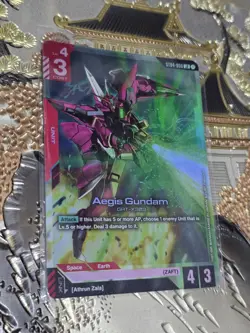 Gundam Card Game Aegis Gundam ST04-006 LR Legend Rare - Image 1