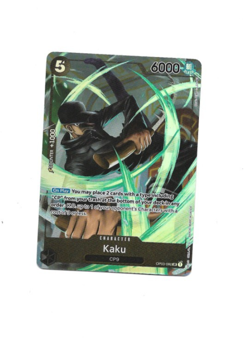 One Piece Card Game Kaku OP03-080 SR Alternate Art Parallel Card NM - Image 1