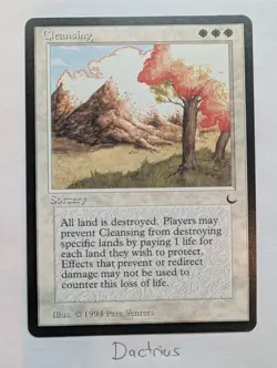 Cleansing - The Dark - MtG - Image 1