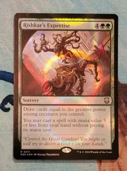 *IN HAND* 1x Rishkar's Expertise - Ripple Foil MTG Modern Horizons 3 MH3 NM/M - Image 1