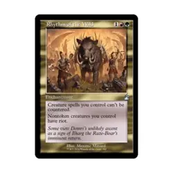 WOTC Ravnica Remastered Rhythm of the Wild (Retro Frame) (U) (Foil) NM - Image 1