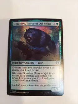 Goreclaw, Terror of Qal Sisma Commander Masters Foil - Image 1