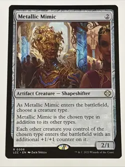 MTG Commander: The Lost Caverns of Ixalan Metallic Mimic 0308 NM Rare - Image 1