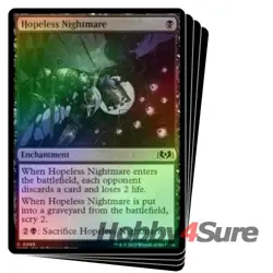 Foil Hopeless Nightmare X4 M/NM Magic: The Gathering MTG Wilds Of Eldraine - Image 1