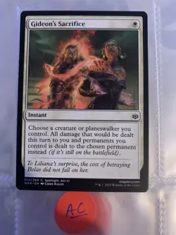 MTG Gideon's Sacrifice War of the Spark 014/264 Regular Common - Image 1