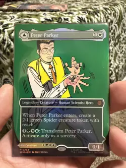 Peter Parker (0232) Foil Borderless Marvel's Spider-Man - Image 1