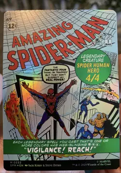 Peter Parker (0232) Foil Borderless Marvel's Spider-Man - Image 2