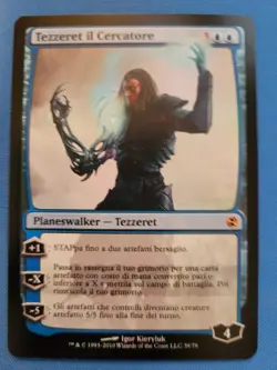 Tezzeret the Seeker Duel Decks: Elspeth vs. Tezzeret Foil NM Italian Magic MTG - Image 1