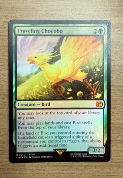 Traveling Chocobo (FOIL) (0210) Final Fantasy MTG - Image 1