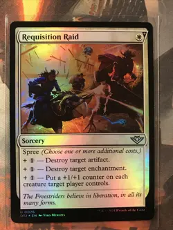 MTG Requisition Raid FOIL Outlaws of Thunder Junction OTJ BIG 0026 NM - Image 1