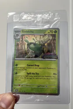 2024 Pokemon Sinistcha 022/167 Twilight Masquerade Stamped Best Buy Promo Sealed - Image 1