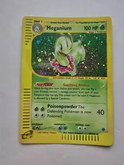 Pokemon TCG Meganium Expedition Base Set Holo Rare Card 18/165 - Image 1