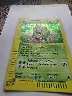 Pokemon TCG Meganium Expedition Base Set Holo Rare Card 18/165 - Image 2