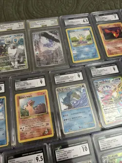 CGC Graded Pokemon 19 Card Slab Lot Bulk Vintage Mint Gem Pikachu Squirtle Vmax - Image 3