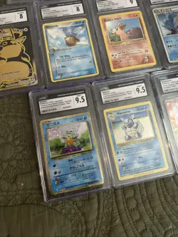 CGC Graded Pokemon 19 Card Slab Lot Bulk Vintage Mint Gem Pikachu Squirtle Vmax - Image 5