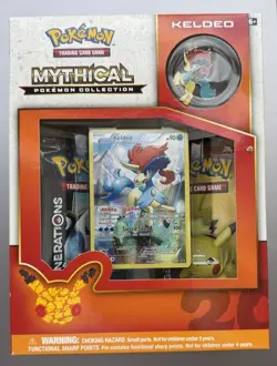 Pokemon TCG Keldeo Mythical Pokemon Collection Box - New Sealed Generations 2016 - Image 1