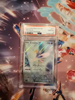 Pokemon TCG Cresselia Full Art Illustration Rare Card 071/064 PSA 10 - Image 1
