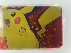 Pokemon TCG Pikachu Pencil Case Tin - 2 Booster Packs - Factory Sealed 2023 - Image 3