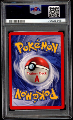 PSA 7 NM Machoke 34/102 Trainer Deck A RED BORDER Pokemon Card - Image 2