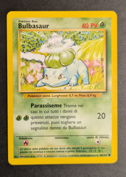 Pokemon TCG - Bulbasaur 44/102 Base Set - Italian MP - Image 1