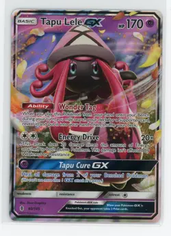 Pokemon TCG - Tapu Lele GX 60/145 - Guardians Rising - Ultra Rare - Image 1