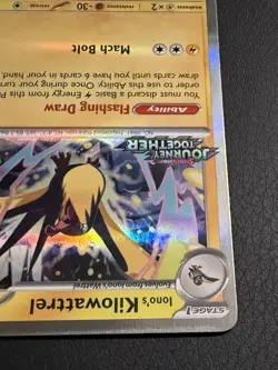 Iono's Kilowattrel SV182 Journey Together Pokemon Prerelease Promo TCG NM/LP+ - Image 5