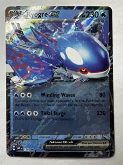 Pokemon TCG Kyogre ex 178 Scarlet & Violet Azure Legends Black Star Promo - Image 1