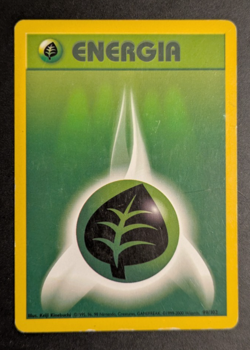 Pokemon TCG - Grass Energy 99/102 Base Set - Italian MP - Image 1