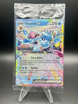 Pokemon Glaceon EX 026/131 SEALED Stamped Promo - SV Prismatic Evolutions - Image 1