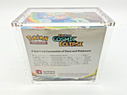 Pokemon TCG: Sun & Moon Cosmic Eclipse Booster Box Sealed w/ Acrylic Case - Image 2