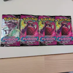 Pokemon Fusion Strike Sealed Booster Packs X4 New & Sealed - Image 1