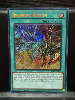 Yugioh Branded Fusion BLTR-EN111 Secret Rare 1st Ed MM - Image 1