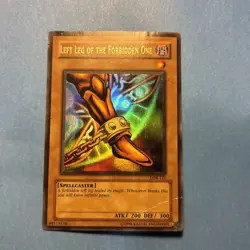 Yu-Gi-Oh! Left Leg of the Forbidden One - LOB-121 HP Unlimited NA Print - Image 1