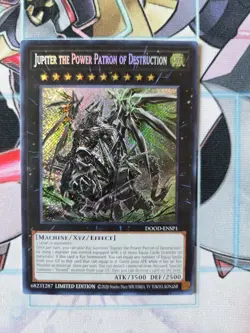 Yu-Gi-Oh Jupiter the Power Patron of Destruction DOOD-ENSP1 Secret Rare - Image 1