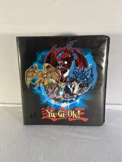 Yu-Gi-Oh Vintage TCG Ring Binder Folder - Egyptian Gods and Characters - USED - Image 1
