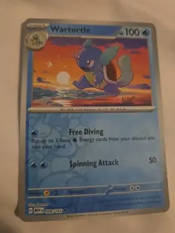 Wartortle Reverse Holo NM 008/165 Scarlet & Violet 151 Pokemon Card - Image 1