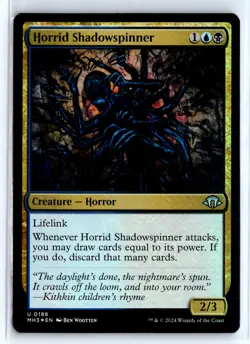 FOIL Horrid Shadowspinner Modern Horizons 3 - MTG Magic the Gathering Card - Image 1